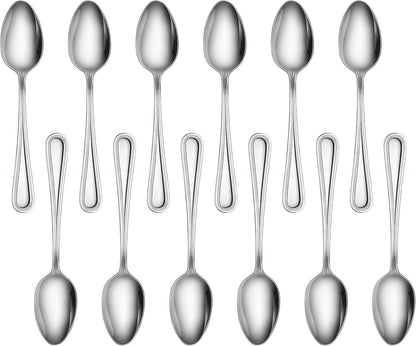 Bead Pattern 18/0 Stainless Steel Oyster Fork, 6-Inch, Set of 12, Commercial Grade