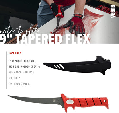 5 Inch Lucky Lew Folding Compact Fillet Knife with Non-Slip Grip Handle, Stainless Steel Blade, Lanyard Hole and Synthetic Carry Case for Gutting, Fishing and Hunting