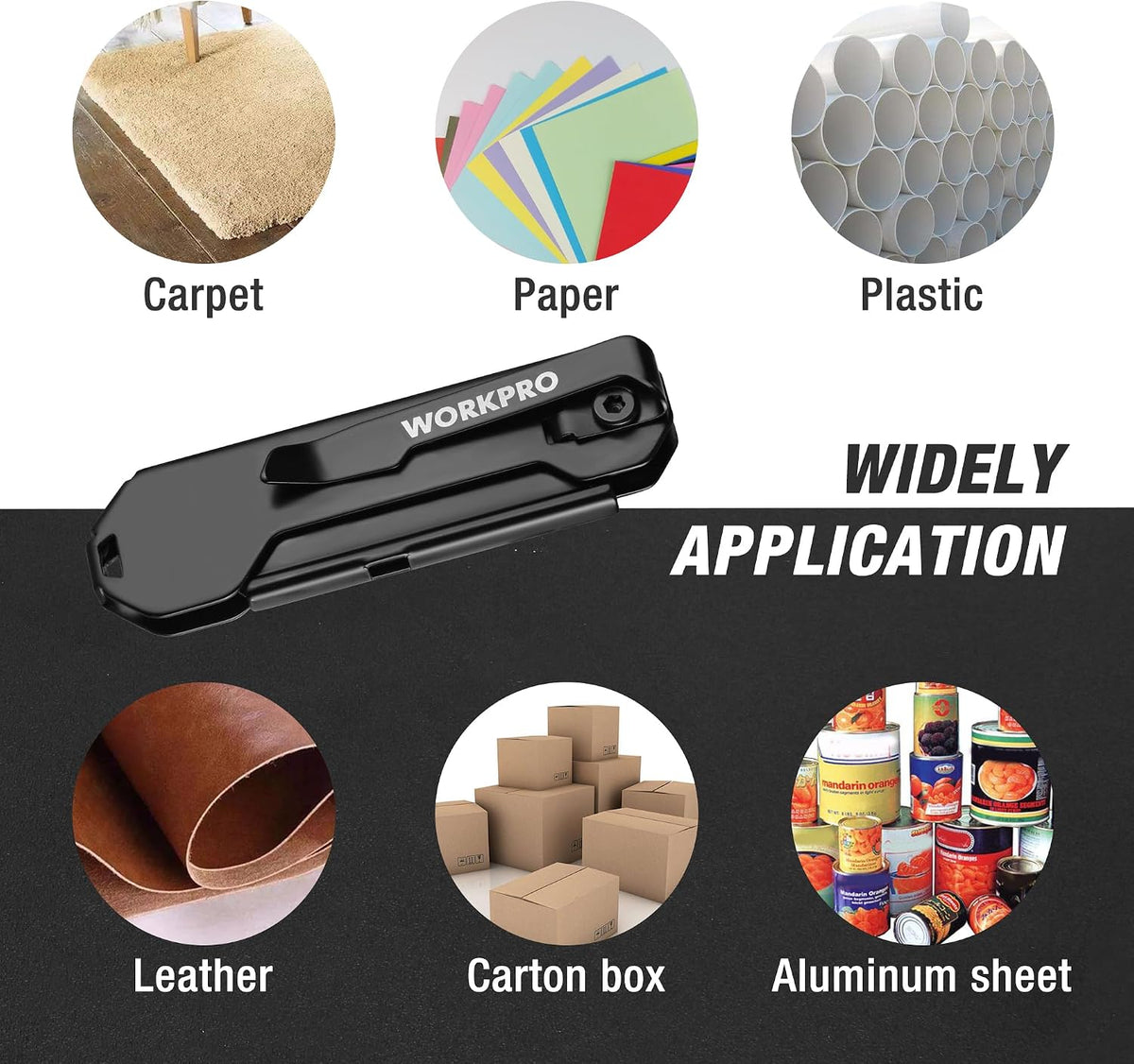 EDC Folding Utility Knife, Mini Box Cutter with Quick Open Axis Lock, Quick Change Blade Razor Knife, Foldable Small Pocket Knife with Belt Clip