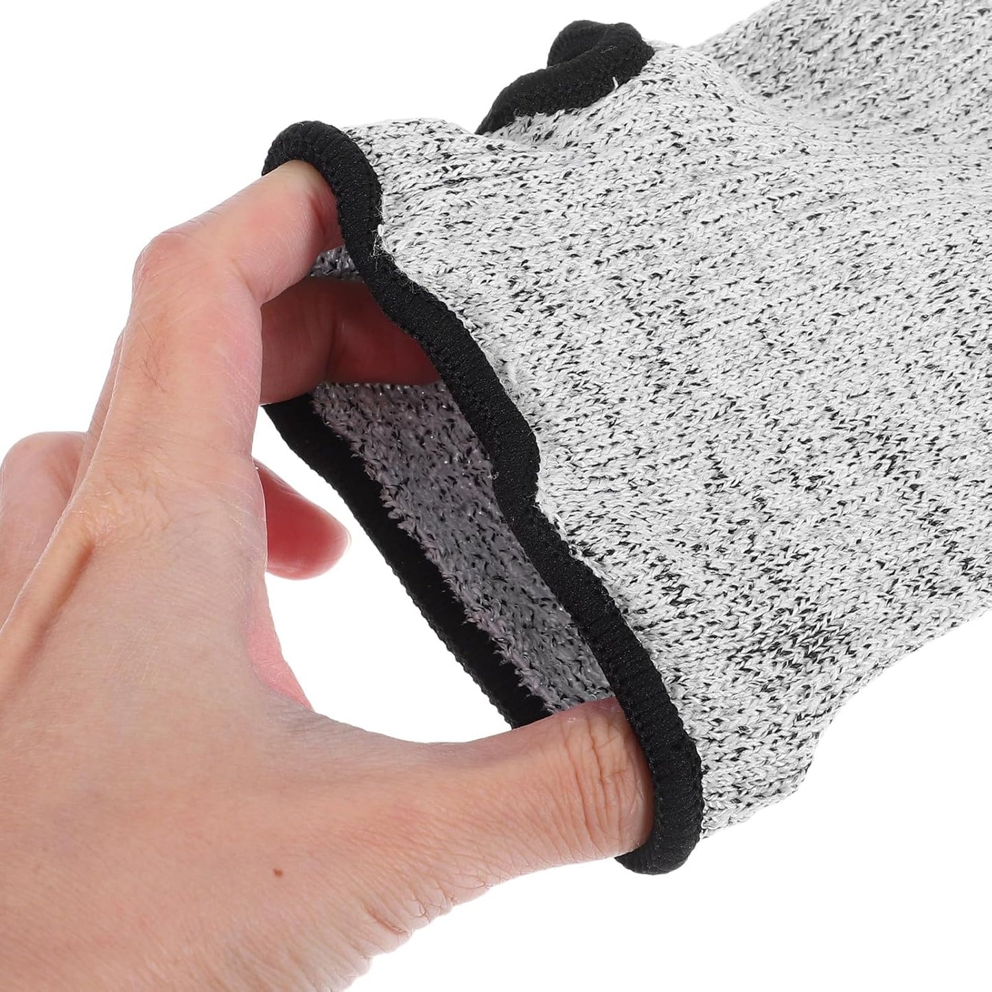 Cut Resistant Arm Protector Sleeves Level 5, 40cm Long Breathable Forearm Guards with Thumb Hole for Farming, Kitchen Work, and Welding Safety