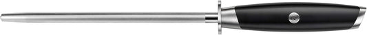 Cangshan Thomas Keller Signature Collection, Diamond Coated 8-Inch Honing Steel, Black
