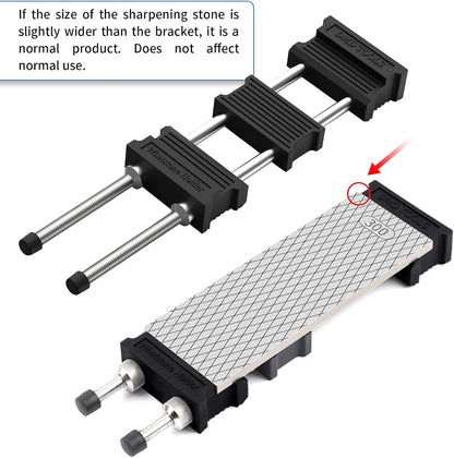Diamond Sharpening Stone Holder Set with Simple Adjustment Screws Holds the Stone Securely with Diomand Knife Sharpener Stones 丨 Durable Quality and Exquisite Design Blue