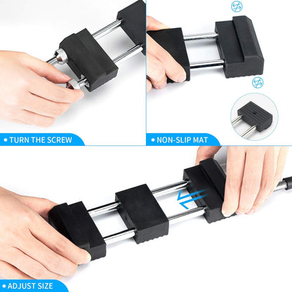 Diamond Sharpening Stone Holder Set with Simple Adjustment Screws Holds the Stone Securely with Diomand Knife Sharpener Stones 丨 Durable Quality and Exquisite Design Blue