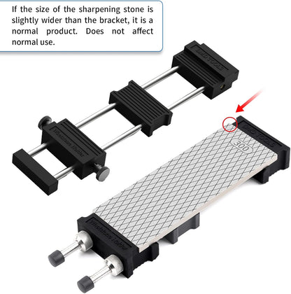 Diamond Sharpening Stone Holder Set with Simple Adjustment Screws Holds the Stone Securely with Diomand Knife Sharpener Stones 丨 Durable Quality and Exquisite Design Blue