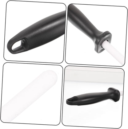 Professional Cutter Sharpener Stone Ergonomic Sharpening Tool for Kitchen Knives Scissors Shears Ceramic Honing Rod Comfortable Handle Safe and Reusable