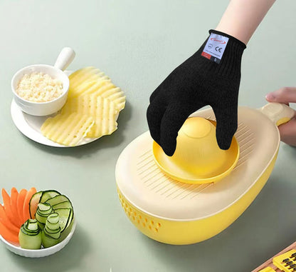 Cutting Gloves, 2 Pairs of Cut Resistant Gloves Food Grade, Cut Resistant Gloves for Kitchen, Oyster Shucking, Fish Fillet Processing, Carving Wood and Gardening(Medium-Grey)