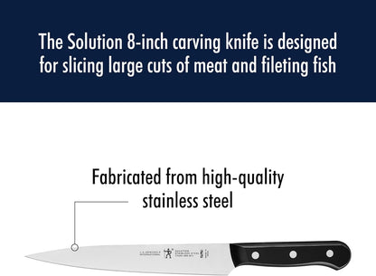Solution Razor-Sharp 8-inch Carving Knife, German Engineered Informed by 100+ Years of Mastery