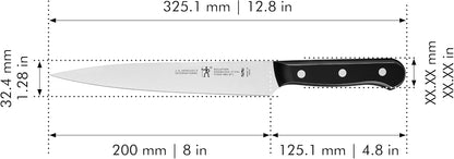 Solution Razor-Sharp 8-inch Carving Knife, German Engineered Informed by 100+ Years of Mastery
