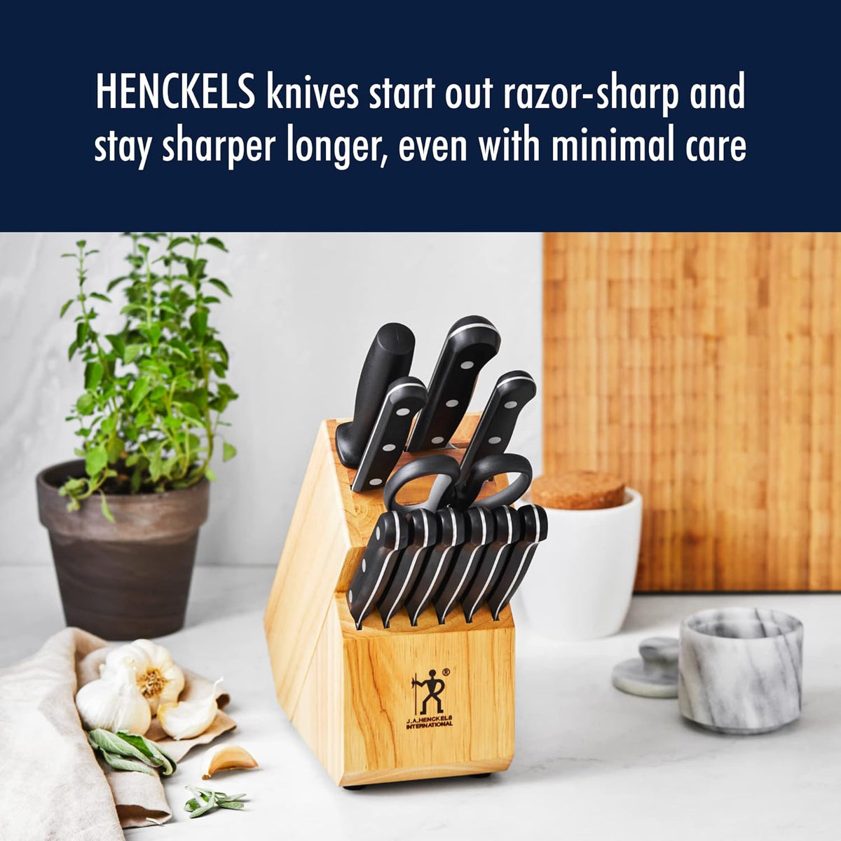 Solution Razor-Sharp 8-inch Carving Knife, German Engineered Informed by 100+ Years of Mastery