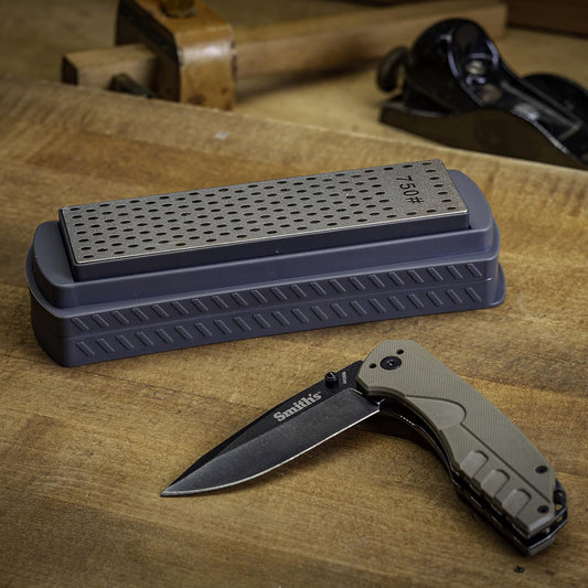 Smiths 6 in Dual Grit Medium Diamond Stone