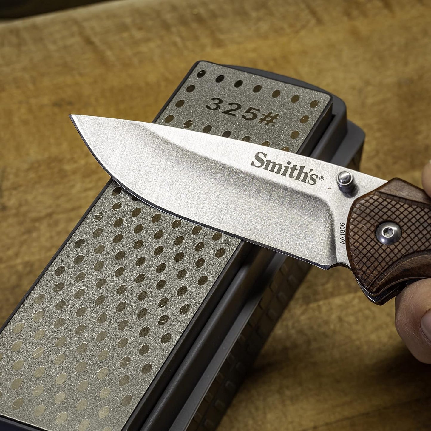 Smiths 6 in Dual Grit Medium Diamond Stone