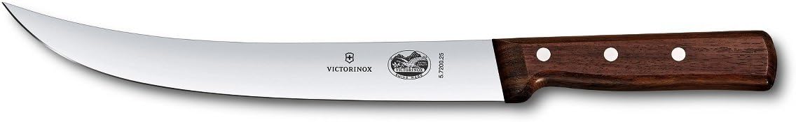 Curved Breaking Knife, Rosewood Handle (47039)