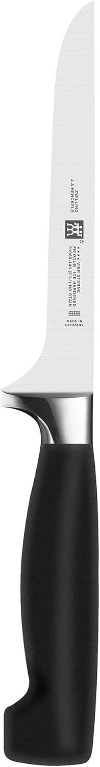 Four Star 5.5-inch Razor-Sharp German High Carbon Stainless Steel Boning Knife, Made in Company-Owned German Factory with Special Formula Steel perfected for almost 300 Years, Dishwasher Safe