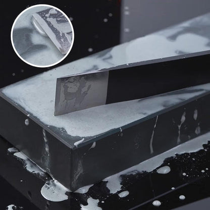 Natural Professional Straight Razor Sharpening Stone, Wet Stone Knife Sharpener Stone Grindstone,Dual Grit Whetstone 3000, Polishing Stone for Cut throat Razor & Chef Knives& Angle Guide Black