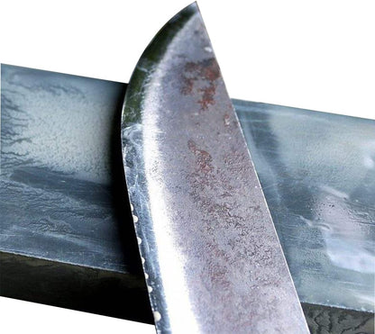 Natural Professional Straight Razor Sharpening Stone, Wet Stone Knife Sharpener Stone Grindstone,Dual Grit Whetstone 3000, Polishing Stone for Cut throat Razor & Chef Knives& Angle Guide Black