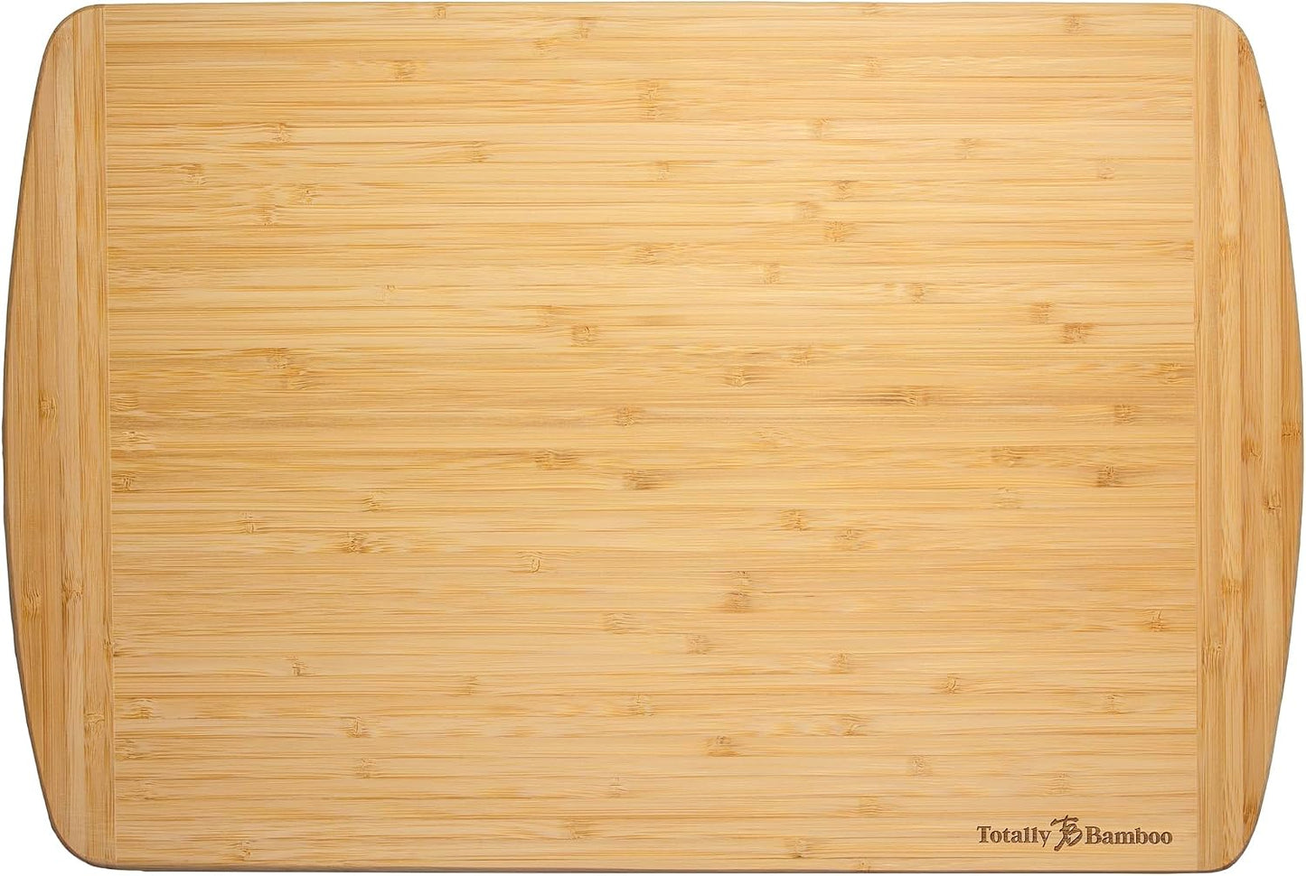 Malibu Bamboo Cutting Board with Juice Groove, 18" x 12", Natural