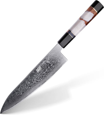 Boning Knife 5.5 Inch, Sharp Trimming & Fillet Knife for Meat, Brisket & Fish, Japanese Style (BLACK-ROSE Series)