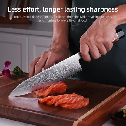 Boning Knife 5.5 Inch, Sharp Trimming & Fillet Knife for Meat, Brisket & Fish, Japanese Style (BLACK-ROSE Series)