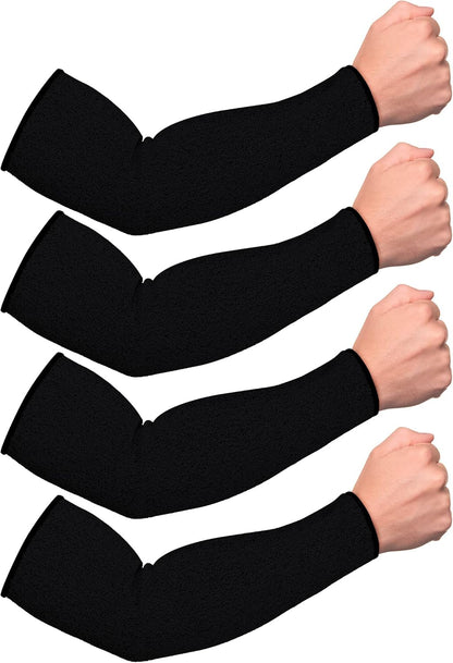 2 Pairs Forearm Sleeve for Men Women Arm Sun Protectors for Thin Skin and Bruising Cut Dog Bite Resistant
