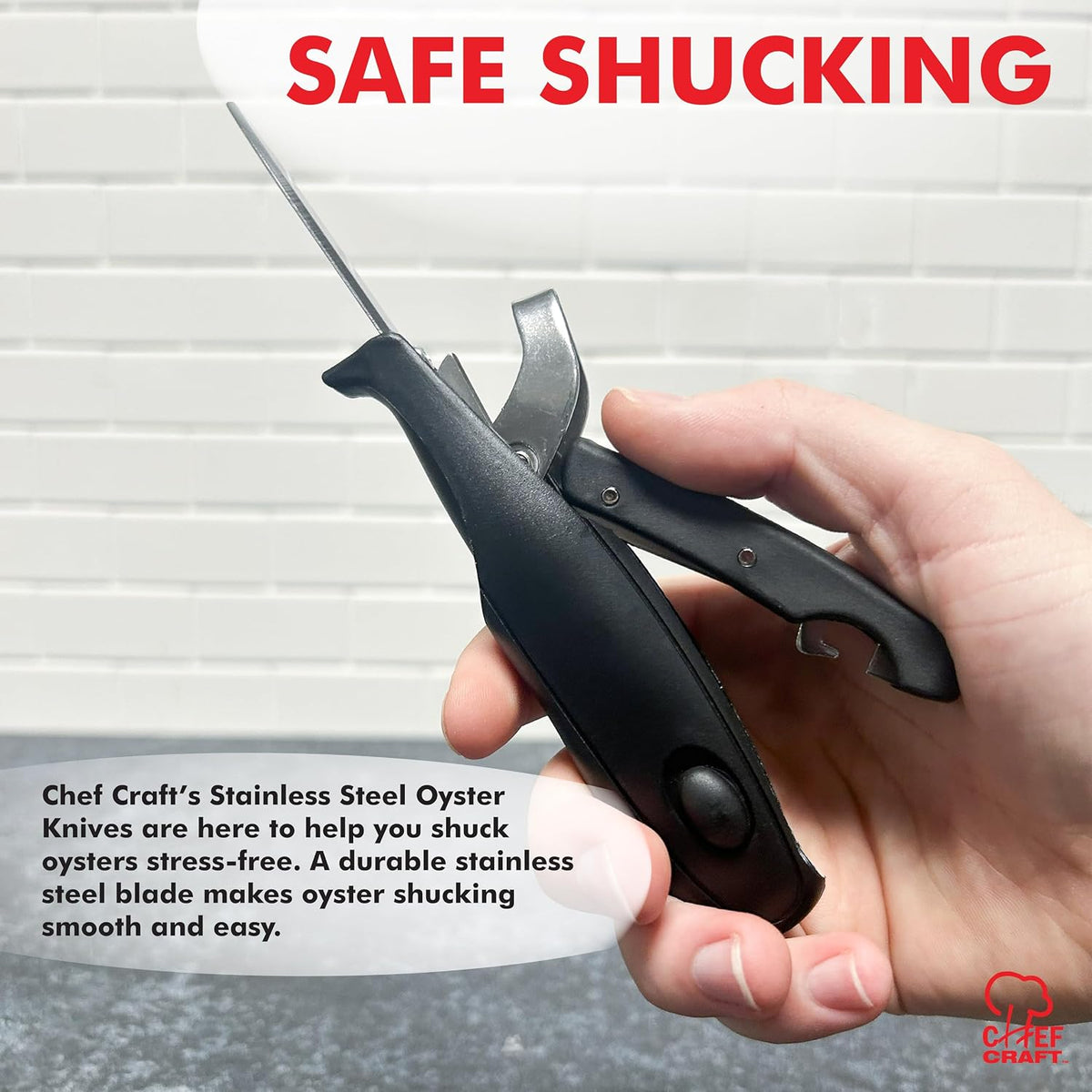 Safety Oyster Knife