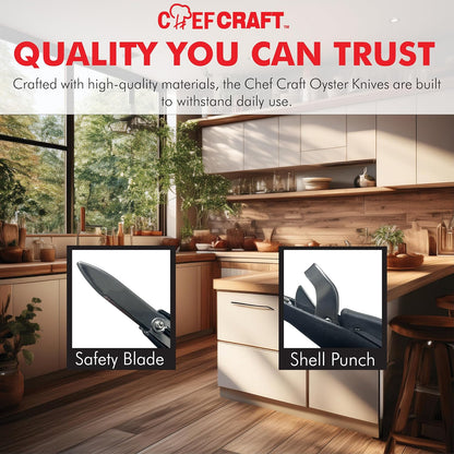 Safety Oyster Knife