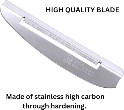 Fruit Peeler Cutter Vegetable Knife Double Blade Stainless Steel for Kitchen/Cut Slice and Peeling Knives for Chef 4 inches (Double Blade Green)