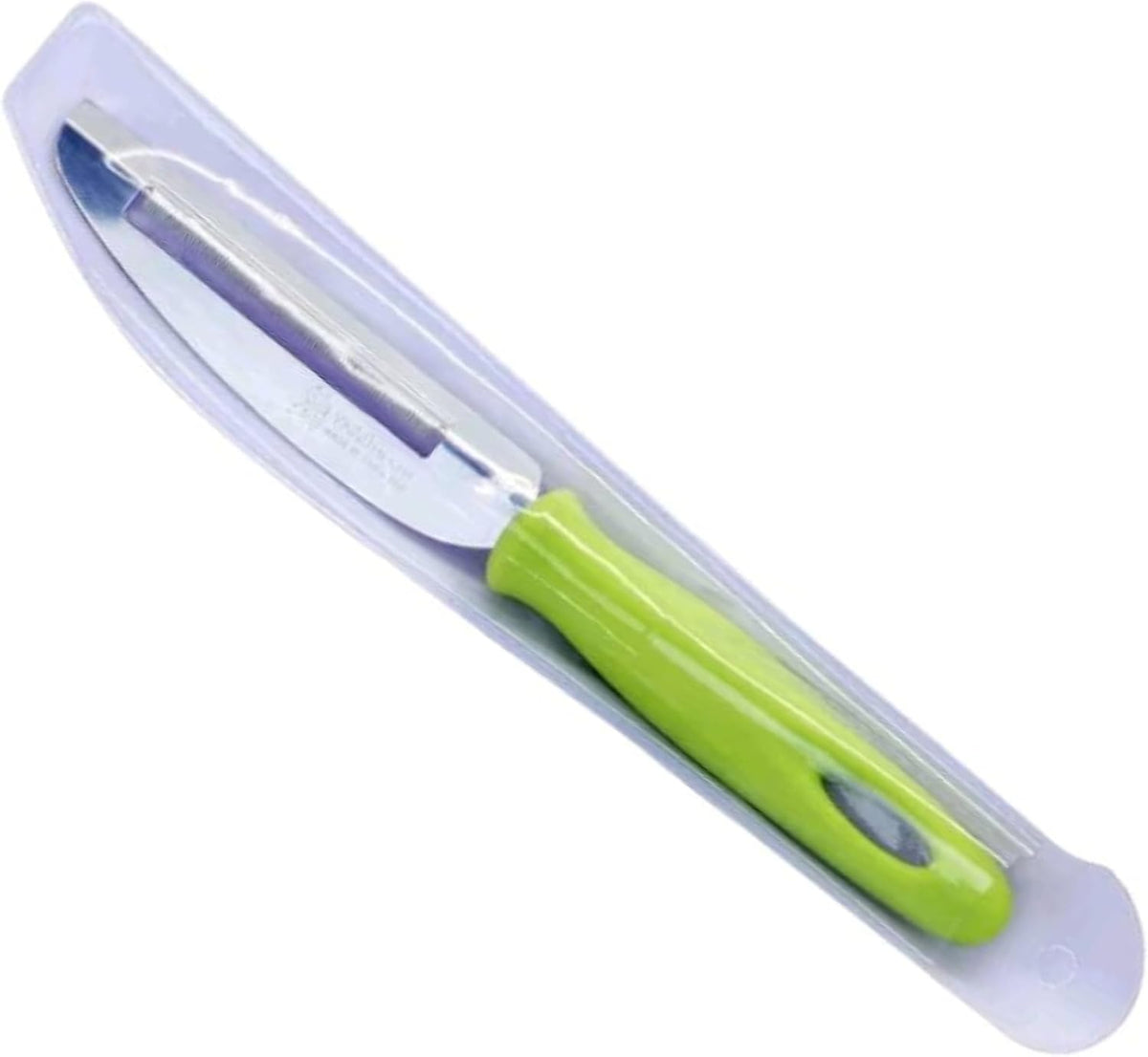 Fruit Peeler Cutter Vegetable Knife Double Blade Stainless Steel for Kitchen/Cut Slice and Peeling Knives for Chef 4 inches (Double Blade Green)
