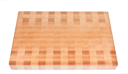 Maple End Grain Cutting Board, Handmade in USA, Premium Butcher Block, Medium 10x15” (Gift-Ready, Sustainable)