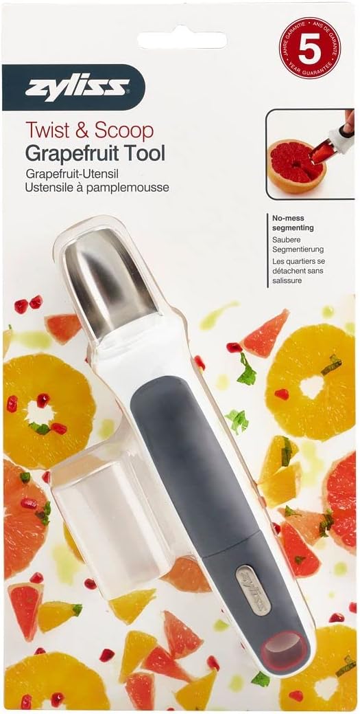 Twist & Scoop Grapefruit Tool - Stainless Steel Spoon