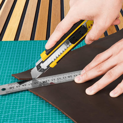 3Pack Box Cutter Retractable, Snap Off Utility Knife, Razor Knife