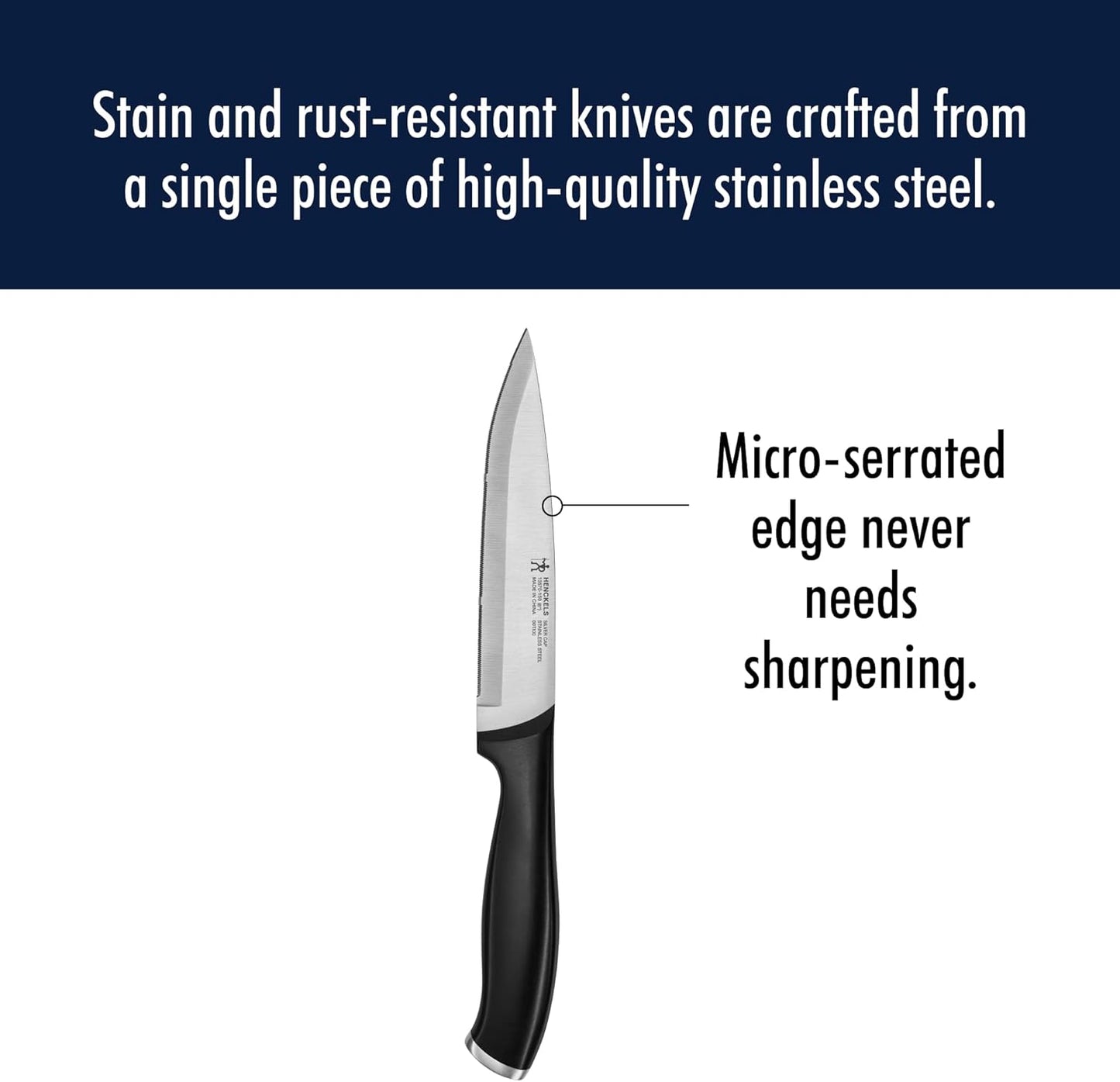 Silvercap Razor-Sharp 6-inch Utility Knife, Tomato Knife, German Engineered Informed by 100+ Years of Mastery