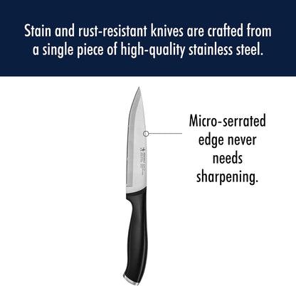 Silvercap Razor-Sharp 6-inch Utility Knife, Tomato Knife, German Engineered Informed by 100+ Years of Mastery