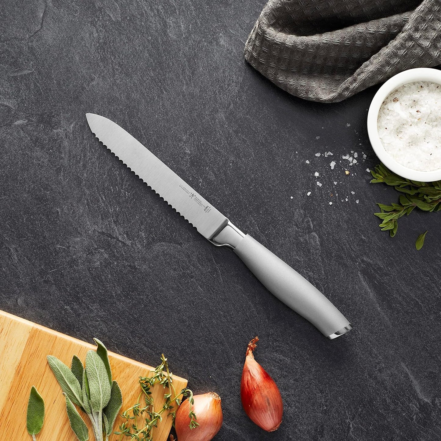 Silvercap Razor-Sharp 6-inch Utility Knife, Tomato Knife, German Engineered Informed by 100+ Years of Mastery