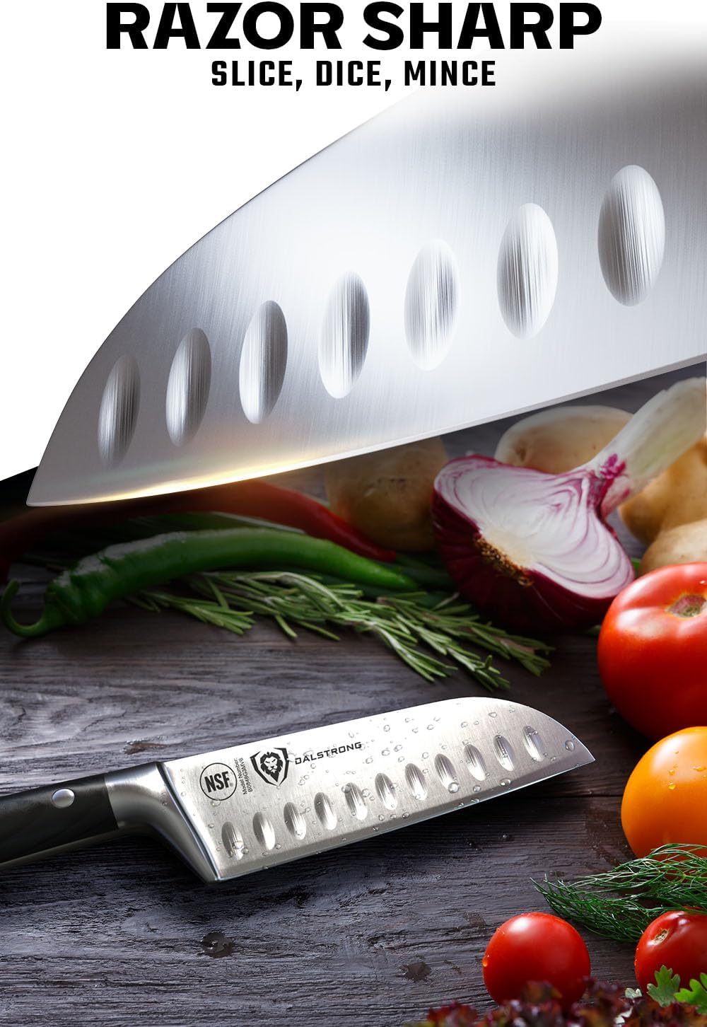5" Santoku Knife - Forged German Steel