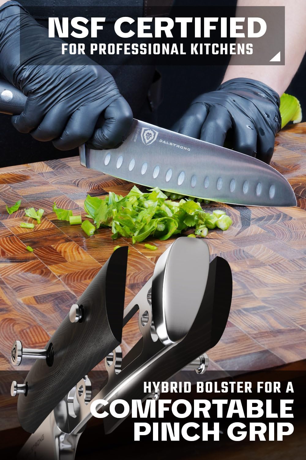 5" Santoku Knife - Forged German Steel