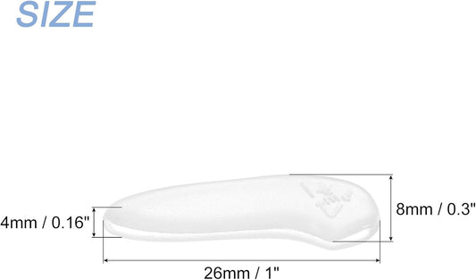 20Pcs Blade Knife Tip Protector Cover Plastic Knife Guard Sleeves Knife Blade Tip Sleeves Cover for Kitchen, Clear