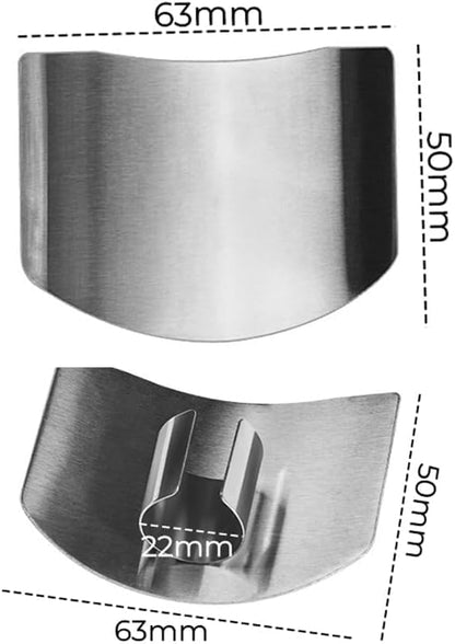 Stainless Steel Finger Guard, 4PCS Finger Protector Finger Guard For Cutting Kitchen Tool Finger Guards for Cutting Food, Protector Avoid Hurting When Cutting, Slicing and Dicing in Kitchens