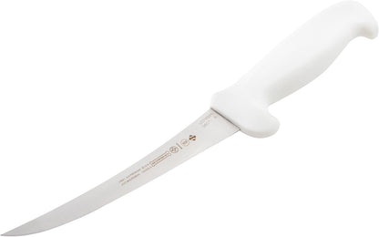 5600 series curved semi-stiff boning knife, 6 inch white
