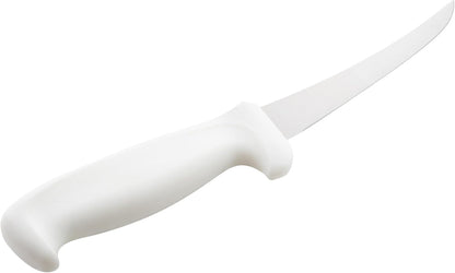 5600 series curved semi-stiff boning knife, 6 inch white