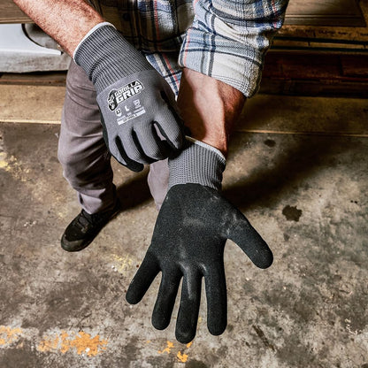 A1 Precision Grip, Cut Resistant Work Gloves, Nitrile Coated, Grey - X-Large (27223-212B)