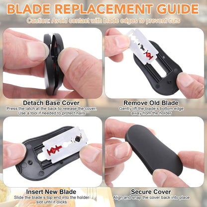 Magnetic Bread Lame with Extractable Blade - 20 Razor Blades,Dough Scoring Tool for Sourdough Breads baking & Bread Making Tools