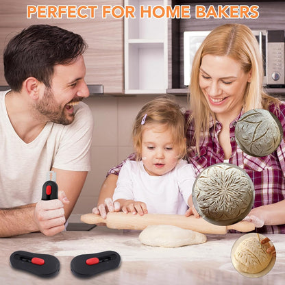 Magnetic Bread Lame with Extractable Blade - 20 Razor Blades,Dough Scoring Tool for Sourdough Breads baking & Bread Making Tools