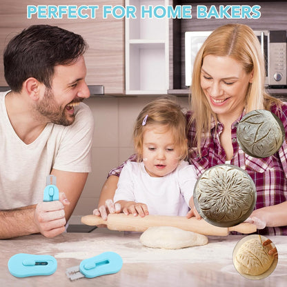 Magnetic Bread Lame with Extractable Blade - 20 Razor Blades,Dough Scoring Tool for Sourdough Breads baking & Bread Making Tools