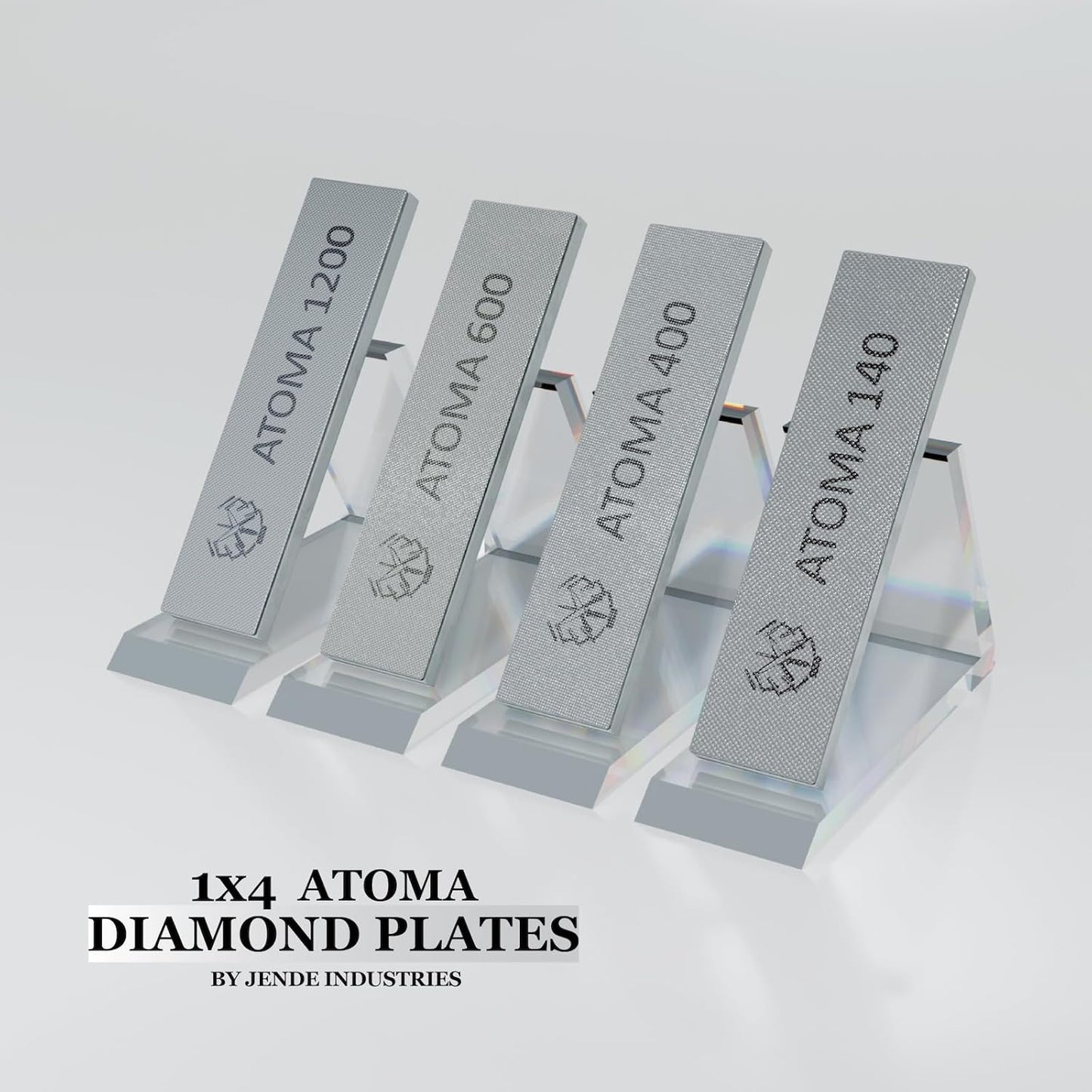 1x4 Atoma Diamond Plates 5mm thick aluminum blank - Compatible with KME Sharpener (400 Grit)