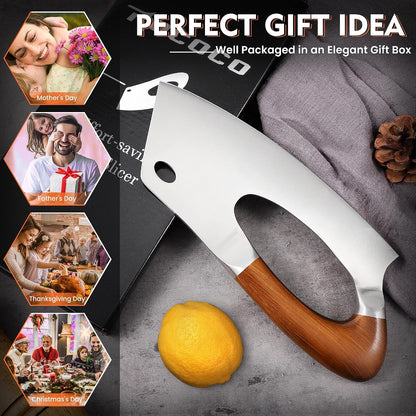 Effort Saving Meat Cleaver - Bronze Easy Handle Chef Knife