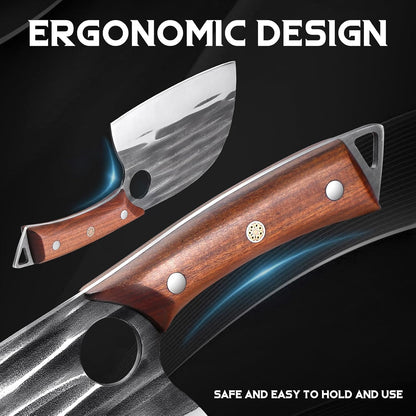 Effort Saving Meat Cleaver - Bronze Easy Handle Chef Knife