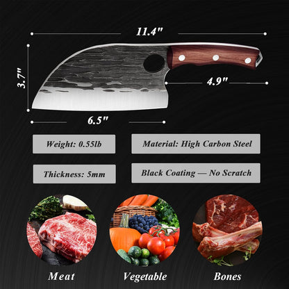 Effort Saving Meat Cleaver - Bronze Easy Handle Chef Knife