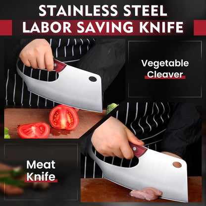 Effort Saving Meat Cleaver - Bronze Easy Handle Chef Knife