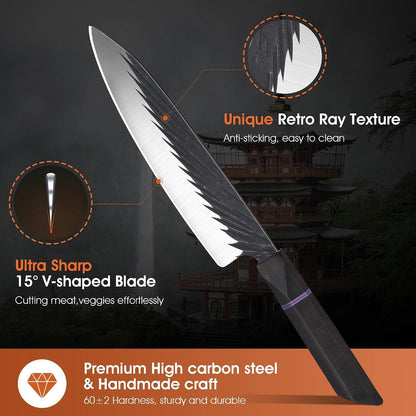 Effort Saving Meat Cleaver - Bronze Easy Handle Chef Knife