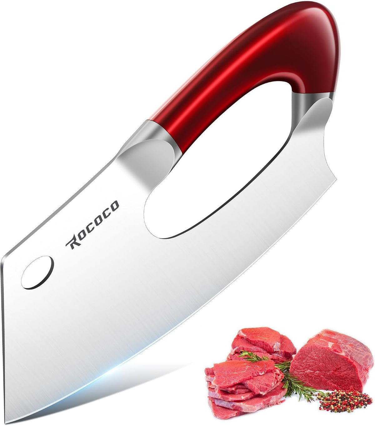 Effort Saving Meat Cleaver - Bronze Easy Handle Chef Knife